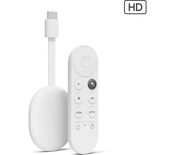 GOOGLE Chromecast HD with Google TV - Snow