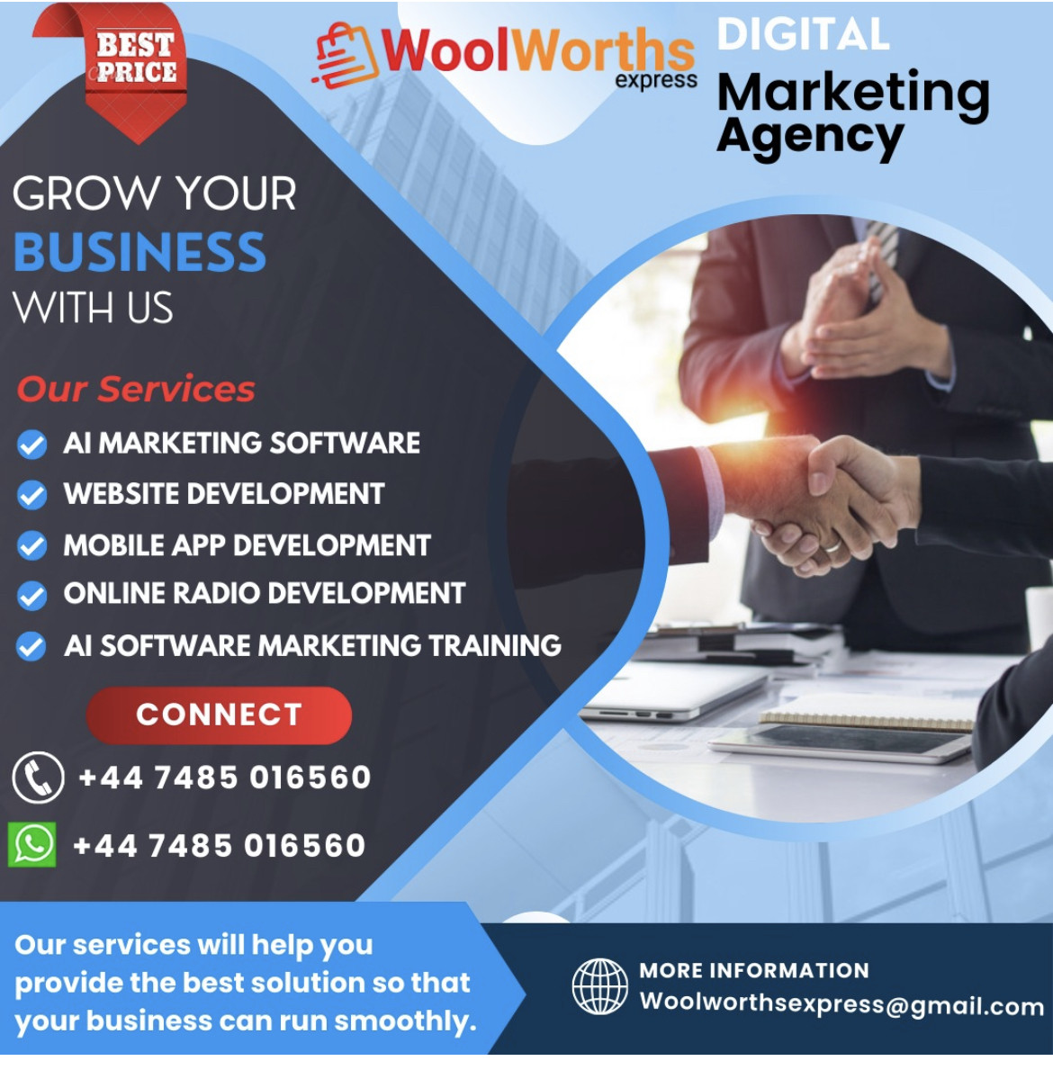 Woolworthsexpress.com digital services